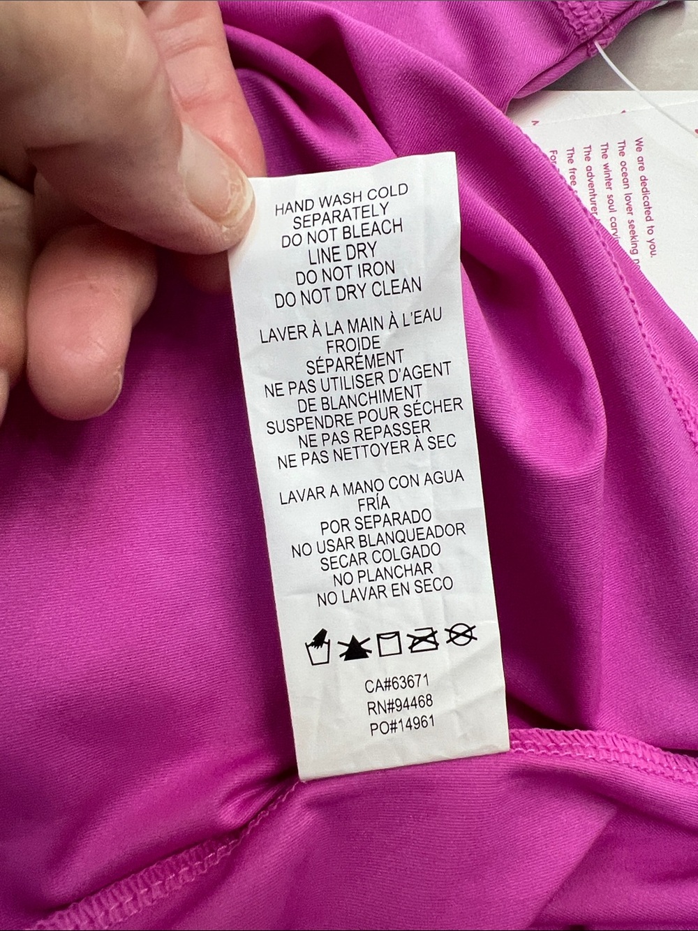 Roxy Women's Pink Whole Hearted Long Sleeve Rash Guard UPF 50 Size XL NWT - Picture 9 of 9